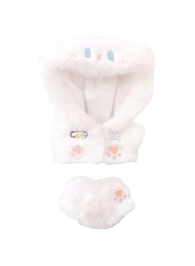 Arabest 10cm~15cm 20cm 40cm Plush Doll Clothes Hoodie Pants Milk Bear Outfit Doll Accessories Dress Up (10cm~15cm)  - Image 1