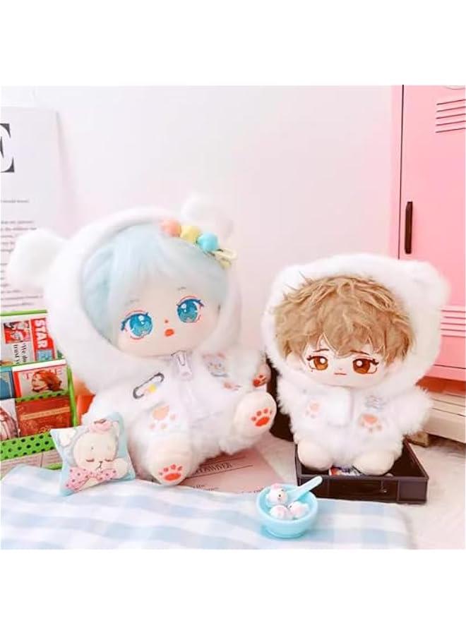 Arabest 10cm~15cm 20cm 40cm Plush Doll Clothes Hoodie Pants Milk Bear Outfit Doll Accessories Dress Up (10cm~15cm)  - Image 3