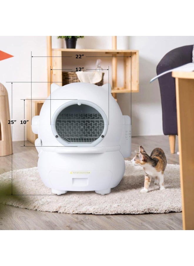 Generic - Self-Cleaning Cat Litter Box,Automatic litter box for multiple of cats，One-touch intelligent safety cat litter box easy to clean - Image 1