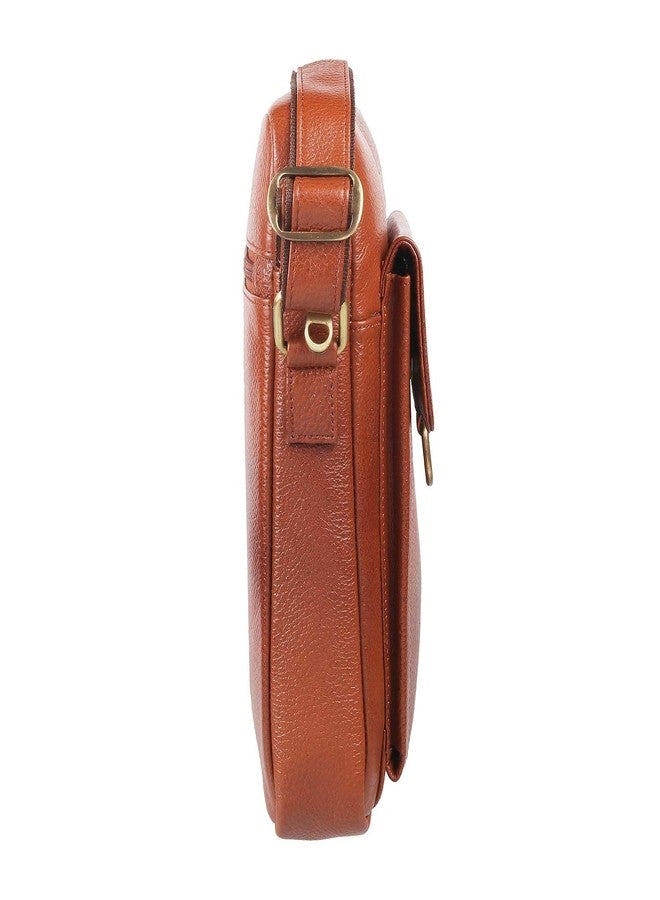 Mochi Women Tan Zip Top Sling Bag (37-7359) - Image 5