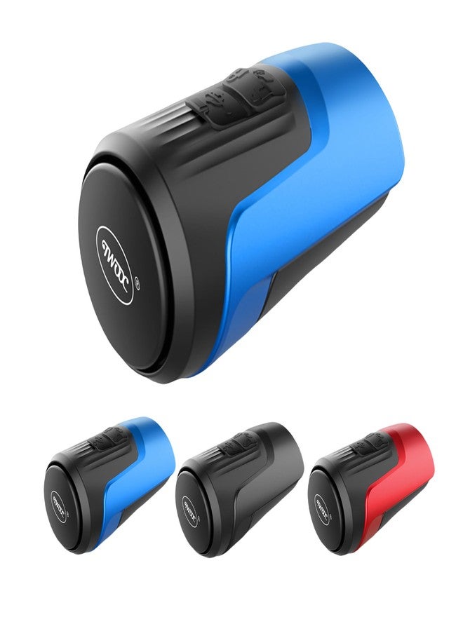 Chrisphil Bike Electronic Horn for Adult, 125dB Loud Cycling Bell with Anti-Theft Alert USB Rechargeable Waterproof Feature for Road/Mountain Urban Bikes Cycling Tricycle Bells (Blue) - Image 1