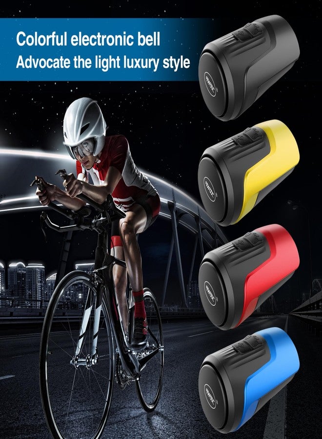 Chrisphil Bike Electronic Horn for Adult, 125dB Loud Cycling Bell with Anti-Theft Alert USB Rechargeable Waterproof Feature for Road/Mountain Urban Bikes Cycling Tricycle Bells (Blue) - Image 2