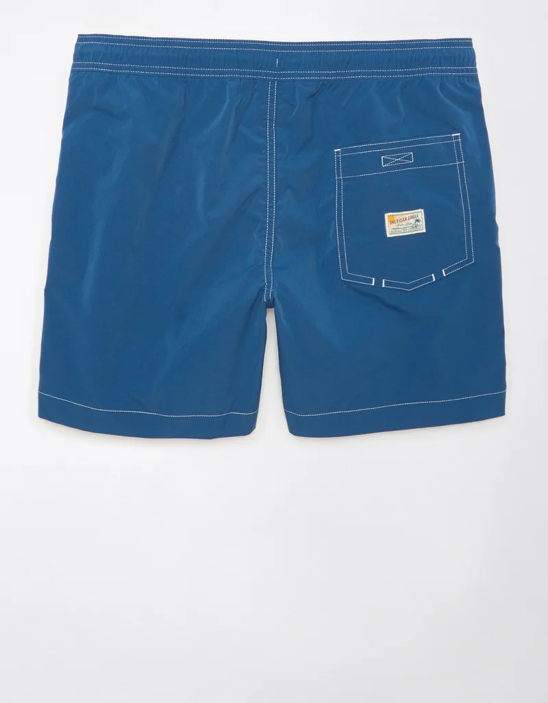 امريكان ايجل Ombre Flex 5" Drawstring Swim Trunk Shorts