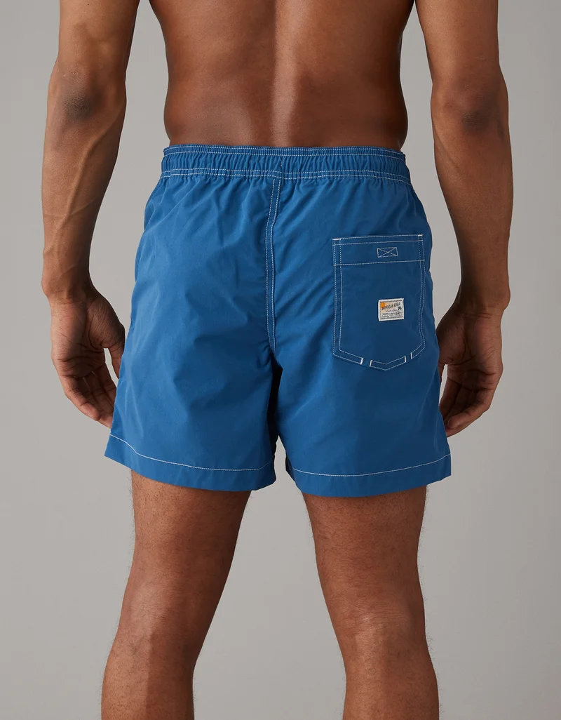 امريكان ايجل Ombre Flex 5" Drawstring Swim Trunk Shorts