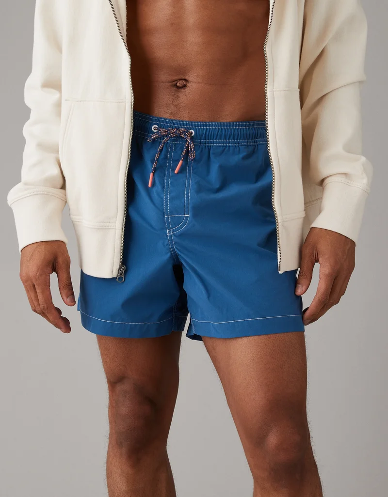 امريكان ايجل Ombre Flex 5" Drawstring Swim Trunk Shorts