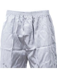 Oppland Men's Satin Fabric Shorts Solid Color Elastic Waist No Pocket Lightweight Fabric  - Image 2
