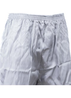 Oppland Men's Satin Fabric Shorts Solid Color Elastic Waist No Pocket Lightweight Fabric  - Image 4