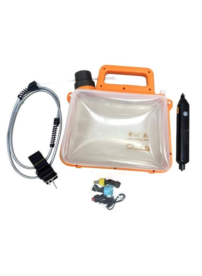 بخاخ بيديه كهربائي بسعة 8 لتر ومضخة مياه للتخييم. - Image 1