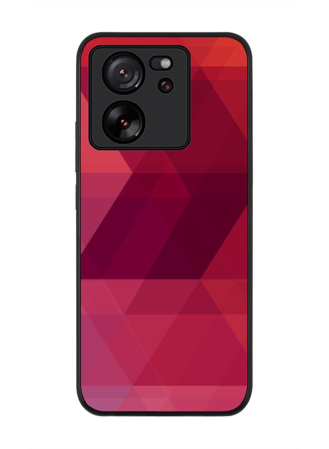 Stylizedd Rugged Black Edge case for Xiaomi 13T / Xiaomi 13T Pro, Slim fit Soft Case Flexible Rubber Edges Anti Drop TPU Gel Thin Cover - Three Berries - Image 1