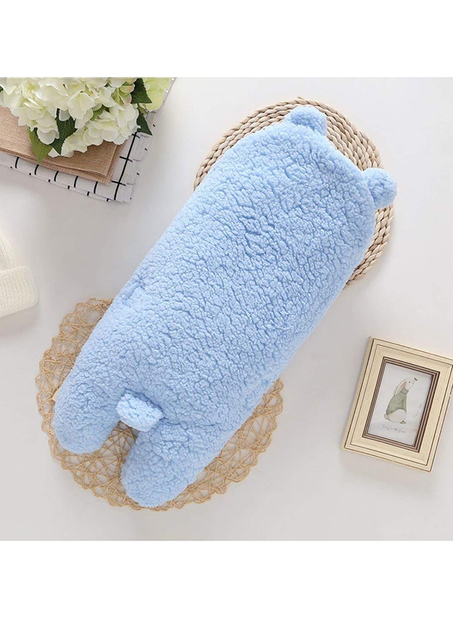 Comfortable Unicorn Design Hooded Swaddle Wrapping Blanket For Baby - Blue - Image 4