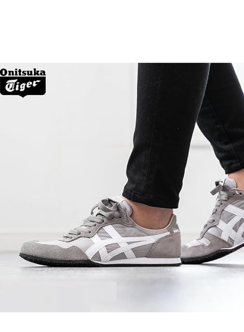 Onitsuka Tiger Serrano Men And Women Causal Athlesiure/Colorblock Sneakers Shoes Gray - Image 1