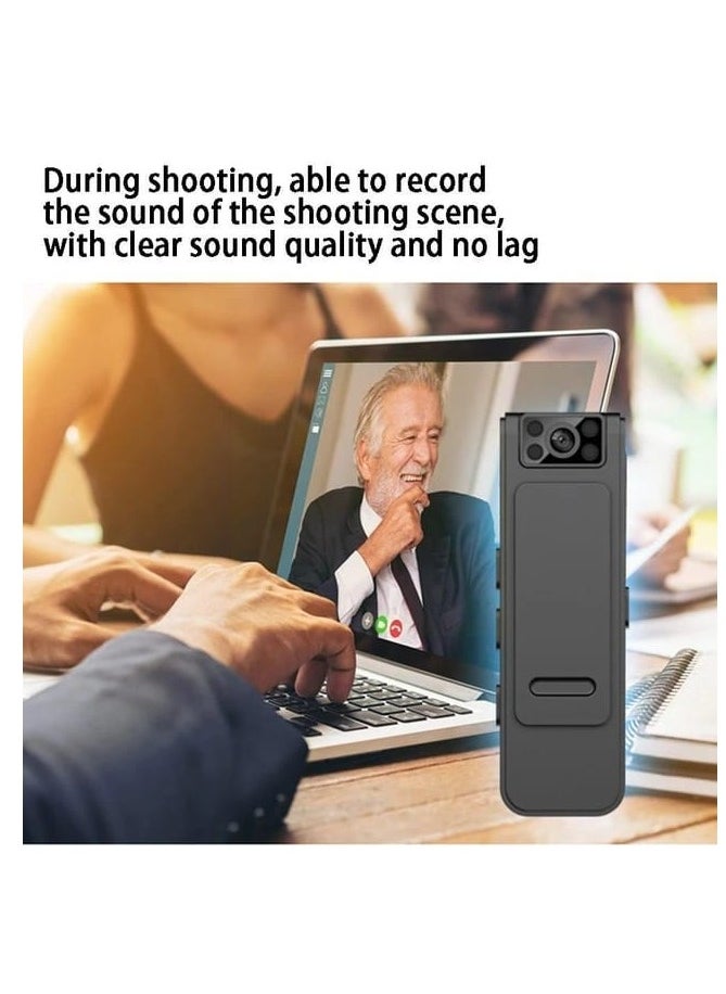 Generic HD 1080P Body Camera With Wifi, Action Body Camera Portable Back Clip Design, Wifi Mini Body Camera High Definition Image Sensor Adjustable, 180 Degree Rotatable Camera  - Image 4