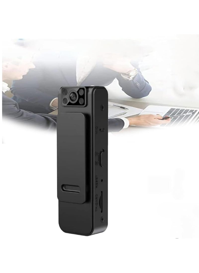 Generic HD 1080P Body Camera With Wifi, Action Body Camera Portable Back Clip Design, Wifi Mini Body Camera High Definition Image Sensor Adjustable, 180 Degree Rotatable Camera  - Image 1