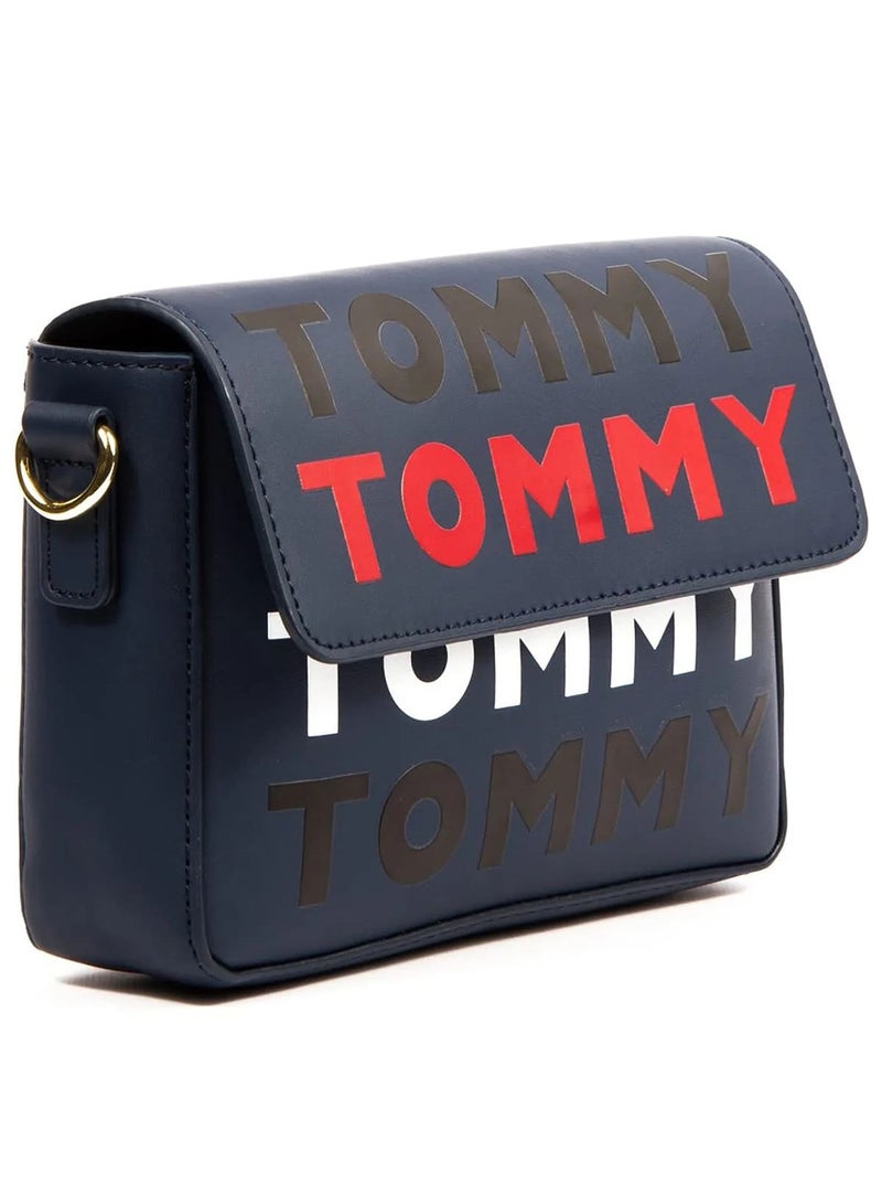 Tommy Hilfiger Denim Tommy Hilfiger Navy Blue Women Crossbody Bag - Image 4