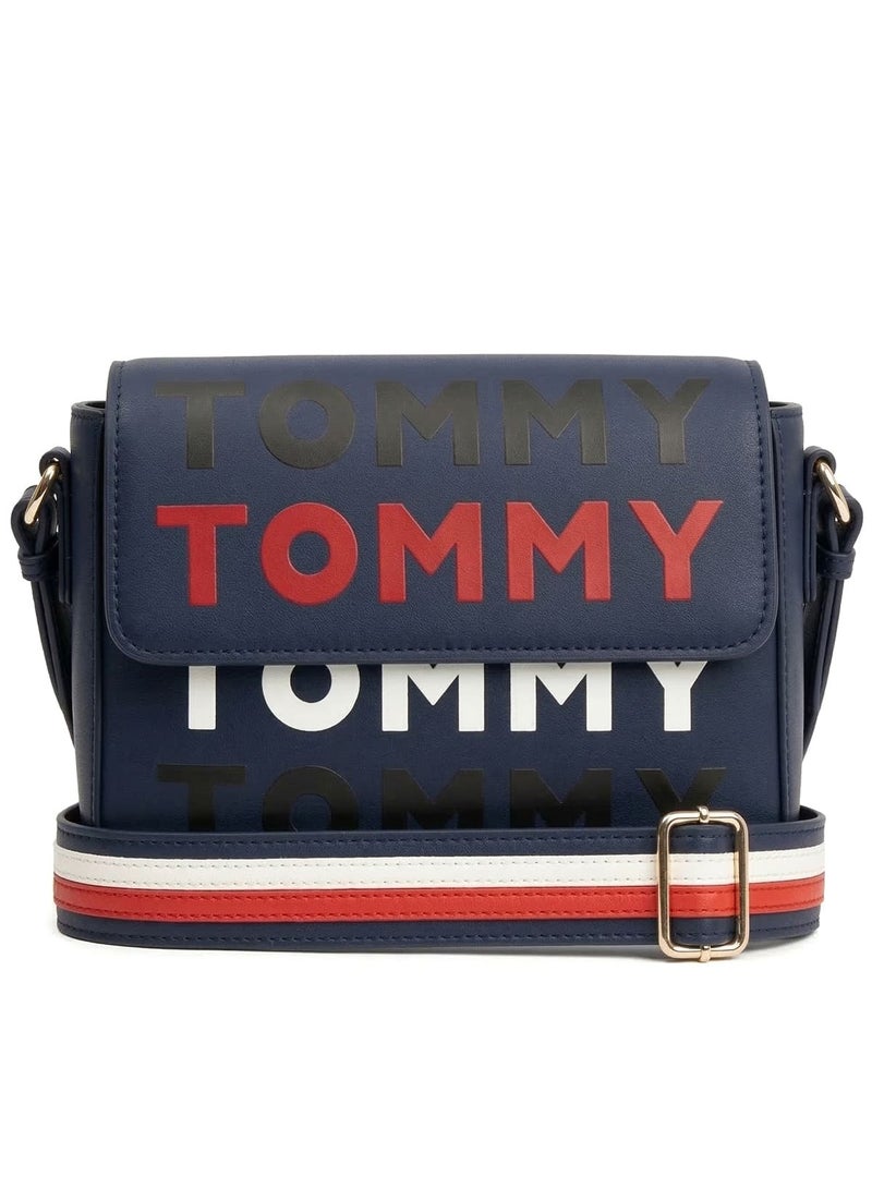 Tommy Hilfiger Denim Tommy Hilfiger Navy Blue Women Crossbody Bag - Image 3