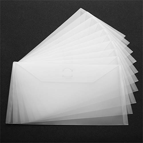Briartw 5.9 x 9.9 inch Large Stamp & Die Storage Pockets Resealable Clear Plastic Seal Bags Storage Case for Cutting Dies Stencil Album Stamp Crafts for DIY Scrapbooking Paper Card Craft Cutting Die - Image 3