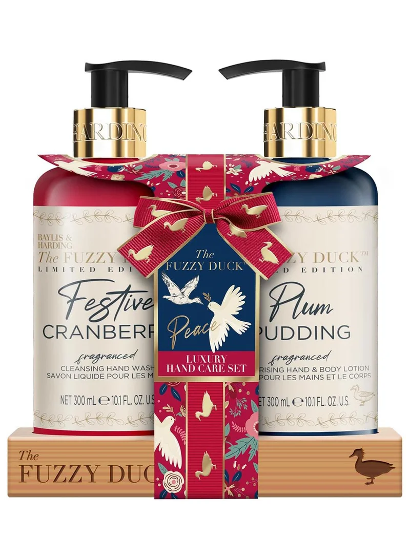 The Fuzzy Duck Winter Wonderland Luxury Hand and Body Care Gift Set | Festive Christmas Hand Wash and Lotion | Holiday Pampering Gift for Men and Women | Vegan Friendly and Moisturizing
