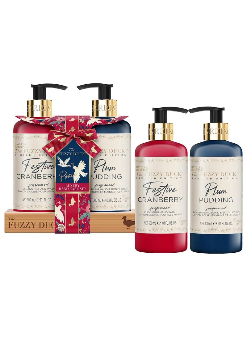 بايليس & هاردينج مجموعة هدايا فاخرة للعناية باليدين من بايلس آند هاردينغ ذا فازي دك وينتر وندرلاند | غسول وغسول لليدين لعيد الميلاد | هدية تدليل للرجال والنساء | نباتية ومرطبة