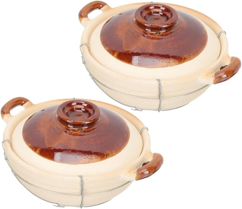 KSA stocked goods Luxshiny 2pcs Small Clay Pot Casserole with Handle 0.5l Single-handle Earthenware Cooking Pot and Oven Baking Kitchen Cookware Multi-market matching options Air & land transit compatible KSA stocked goods Upgraded general grade quality Multi-category warehouse equip Wear resistant Wide usage compatibility Multi item matching Secure equipped warehouse Fast warehouse picking Sufficient order stock Easy lifting build Trendy versatile build Cleaner resistant KSA market popular practical build Big & small space compatible General need oriented design Classified organized storage Intercity storage hub Cross-material combo compatible Light durable upgraded substance Neat shape Simple practical structure Classic practical design - Image 1