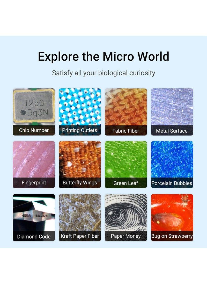 APEXEL 200X Microscope Lens Mobile Phone High Magnification For iOS Android!