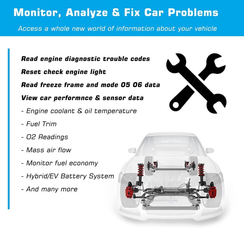 Veepeak Mini WiFi OBD2 Scanner Compatible iOS Android, Car OBD II - Image 5