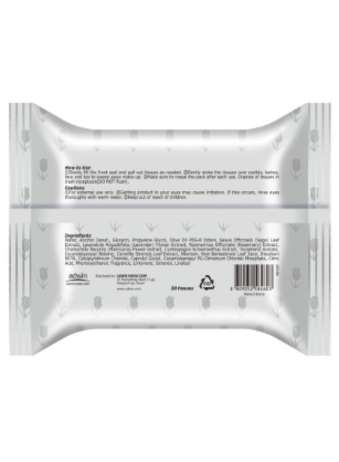 Purederm Natural Make-up Cleansing Tissues “GREEN TEA” 30 Tissues.  - Image 2