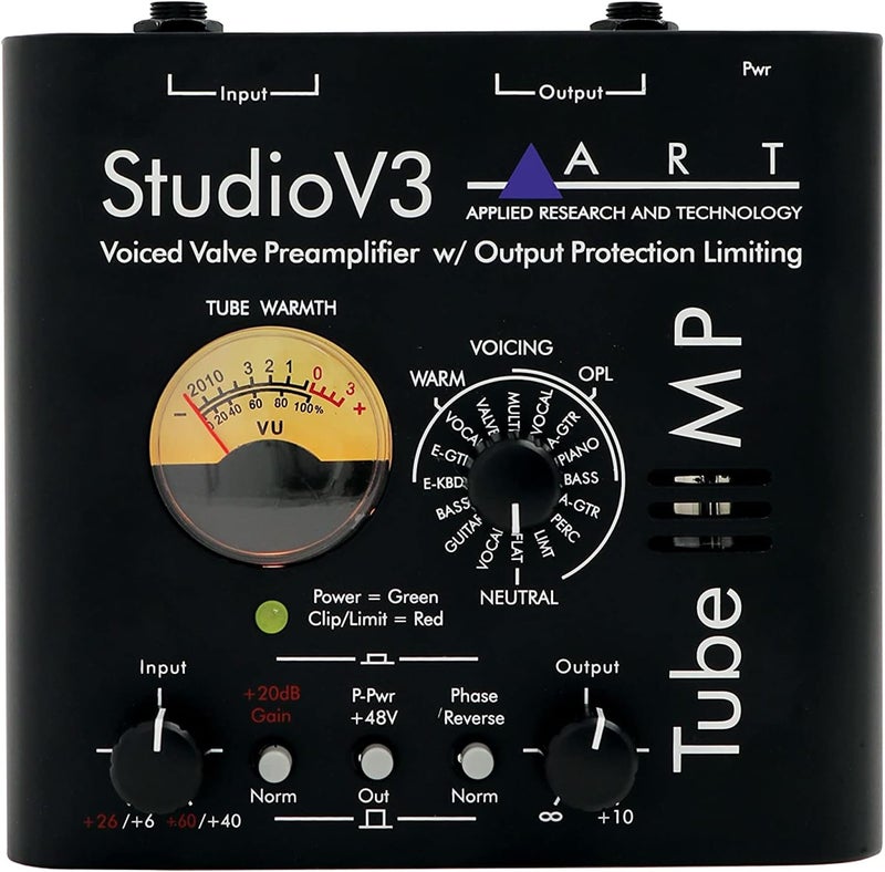 ART Tube MP V3 Tube Microphone Pre-Amplifier with Variable Valve Voicing - Image 1