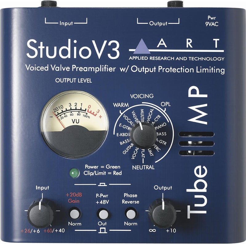 ART Tube MP V3 Tube Microphone Pre-Amplifier with Variable Valve Voicing - Image 3