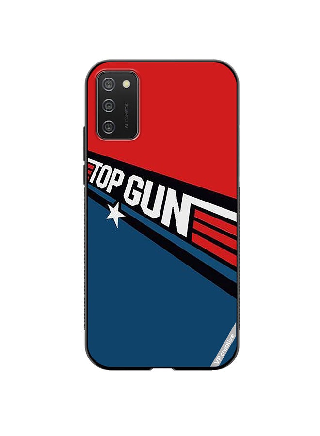 VR CREATIVE Protective Case Cover For Samsung Galaxy A03s Top Gun Theme Design Multicolour - Image 1