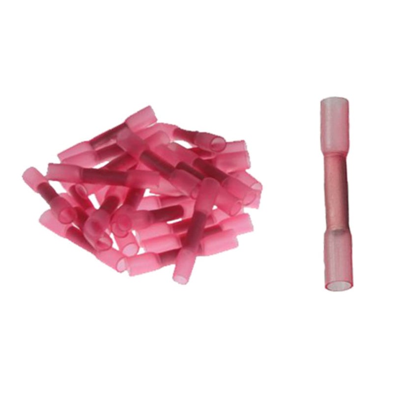 25 قطعة من موصلات سلكية معزولة باللون الأحمر لتوصيل الأسلاك الكهربائية في السيارات والقوارب - Image 2