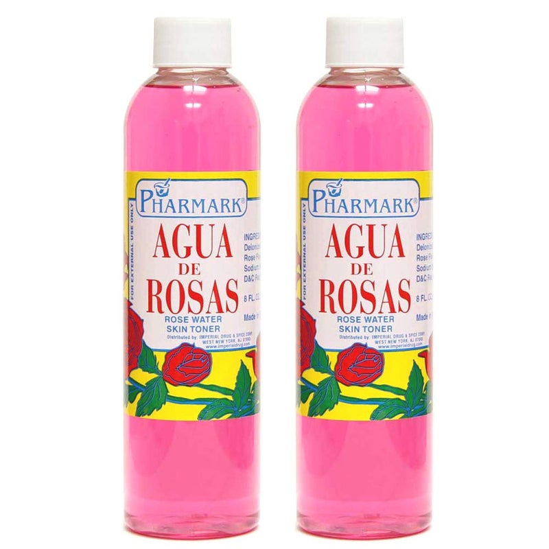 Agua De Rosas 8 Oz Rose Water 2PACK