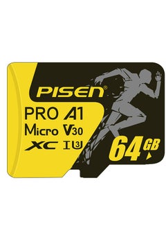 Pisen Pinsheng 64Gtf memory card, driving recorder card, monitoring camera card, mobile phone high-speed storage card (CLASS10 (MB/S))  - Image 1