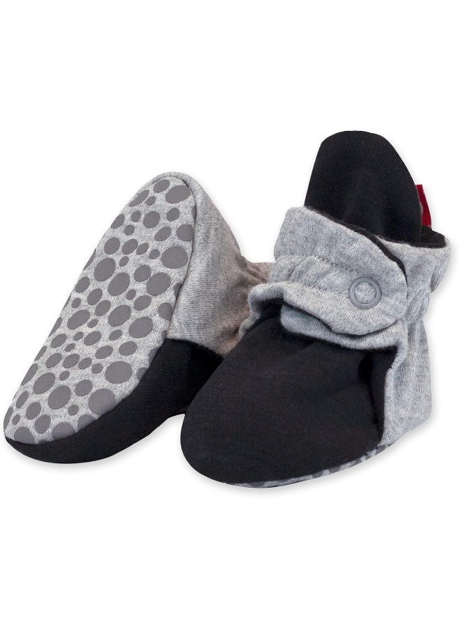 Zutano Zutano unisex-baby Organic Cotton Booties Classic  - Image 1