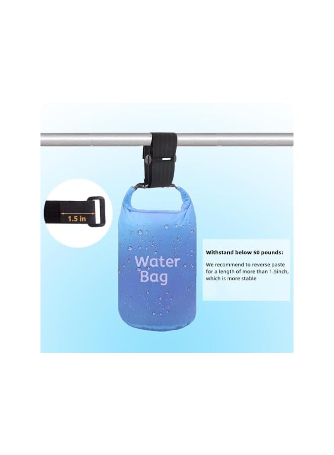 Green Tiger 26FT Cable Straps 2 inch Wide with 20 Buckles, Heavy Duty Nylon Hook and Loop Straps for Fastening Securing, 2 Rolls Reusable Cut-to-Length Molle Straps for Organizer or Storage, Black - Image 5