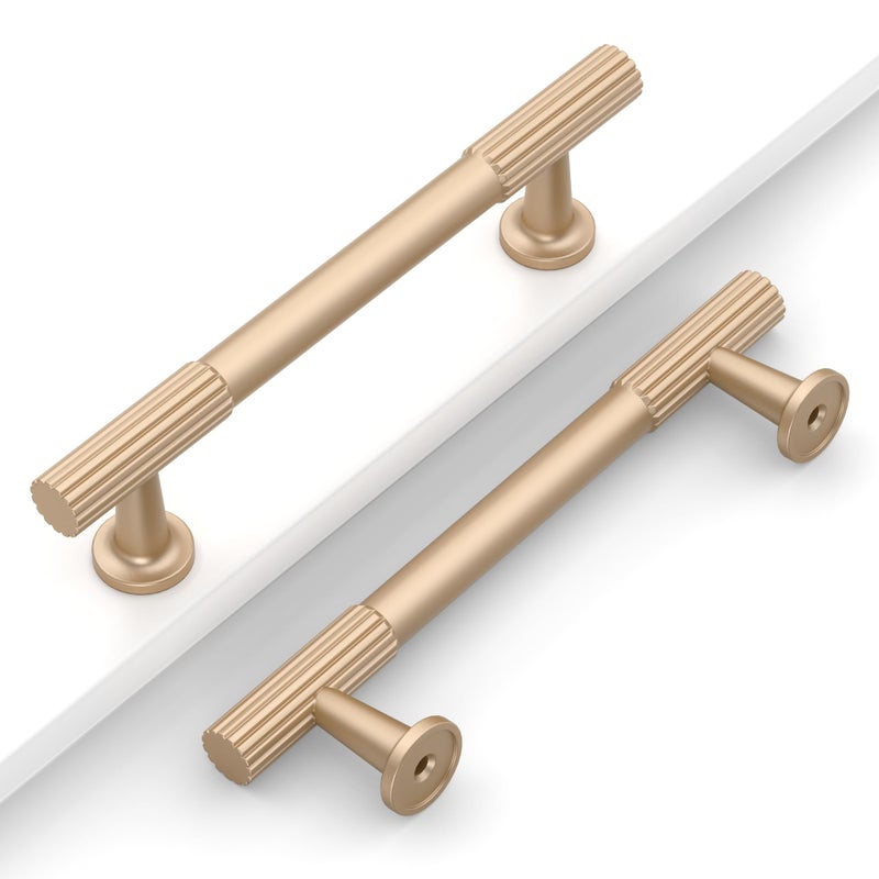 Coinkoly 10 Pack 33496mm Champagne Bronze Cabinet Pulls Kitchen Champagne Cabinet Handles for Cabinets Drawer Pulls Bathroom Hardware for Cupboard CK0083 - Image 2
