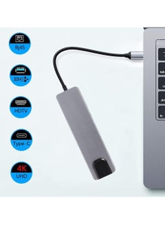 Generic USB C Hub HDMI Adapter, 6 in 1 Multiport Compatible with MacBook pro to HDMI 4k,2 USB 3.0 Ports SD/TF Card Reader ,Compatible for USB C Laptops Nintendo and Other Type C Devices  - Image 4