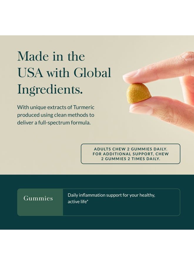 Gaia Herbs Turmeric Supreme Adult Daily Gummies-Daily Swelling Support for Healthy, Active Life-USDA Certified Organic Blend of Turmeric and Supportive Herbs-40 Gummies(20-Day Supply)  - Image 4