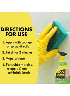 Goo Gone Grout and Tile Cleaner 28oz Foaming Formula Safe For Natural Stone Porcelain Ceramic Tile and Fiberglass - pzsku/ZEB137F00D671BB378A04Z/45/_/1736768285/4d76f168-a8a7-4c6c-8974-fb3d66bc5b50