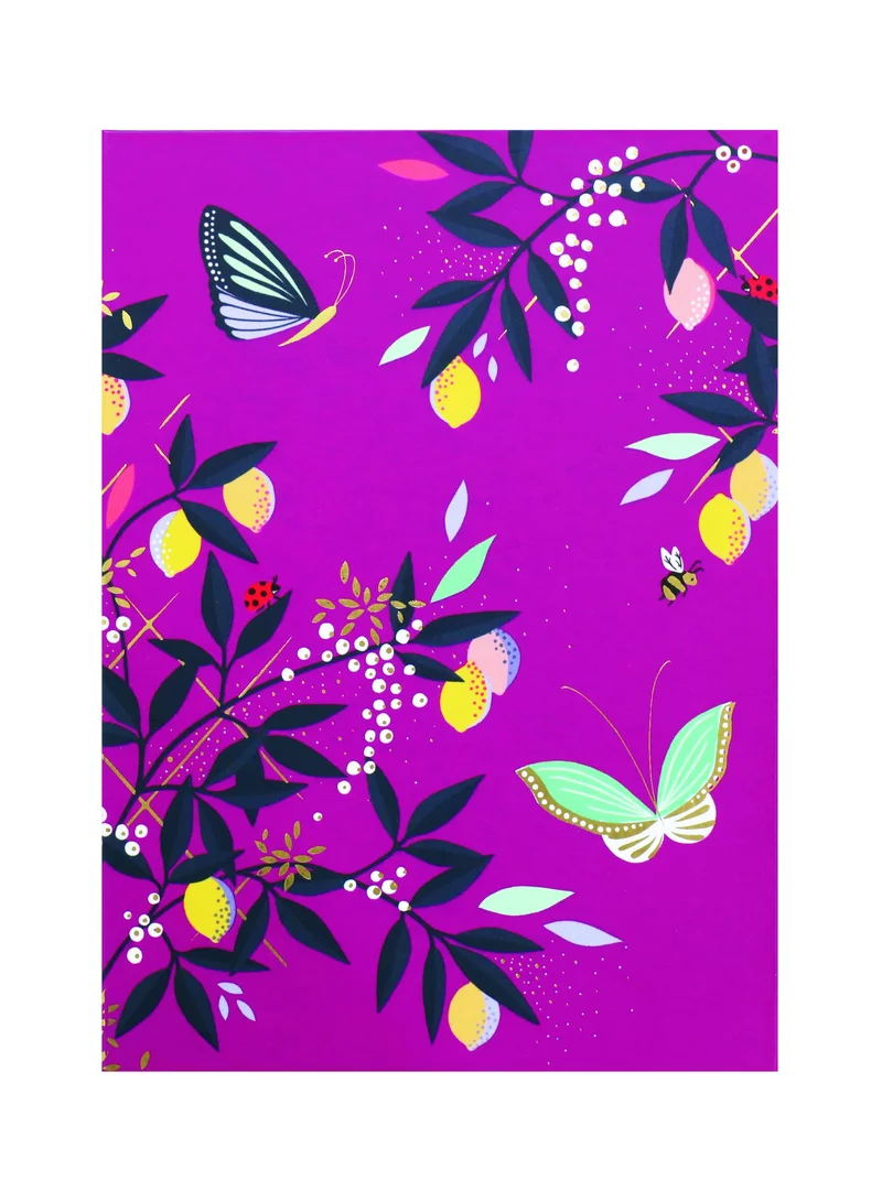 Sara Miller Memo Pad With Sticky Labels and Lined Notpad