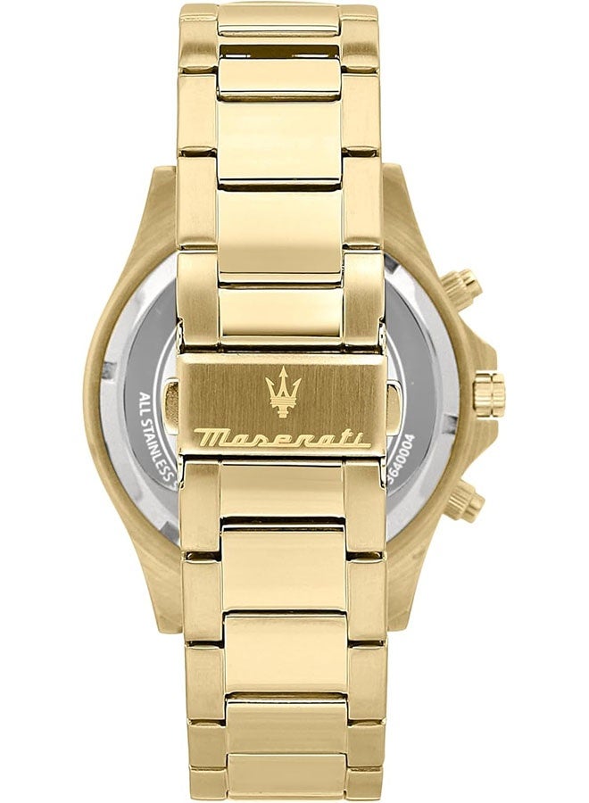 مازيراتي ساعة (مازيراتي) من الكوارتز الفولاذي المقاوم للصدأ - Image 4