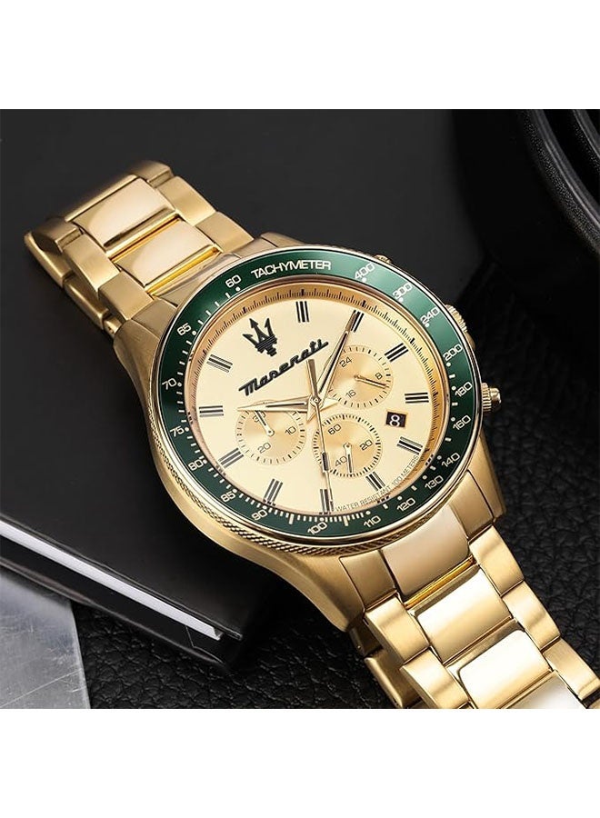 مازيراتي ساعة (مازيراتي) من الكوارتز الفولاذي المقاوم للصدأ - Image 5