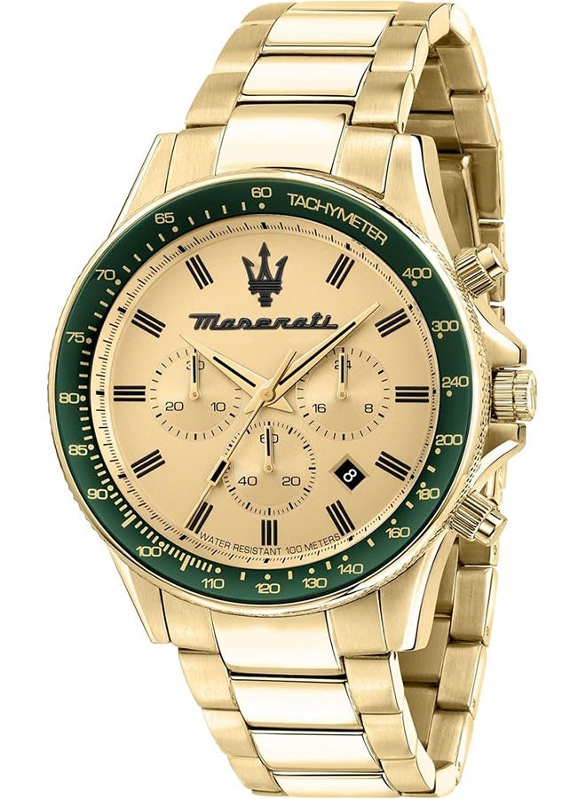 مازيراتي ساعة (مازيراتي) من الكوارتز الفولاذي المقاوم للصدأ - Image 1