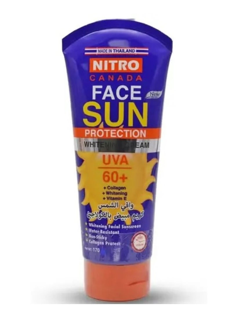 NITRO CANADA Face Sun Protection Whitening Cream UVA+60 - 170 g