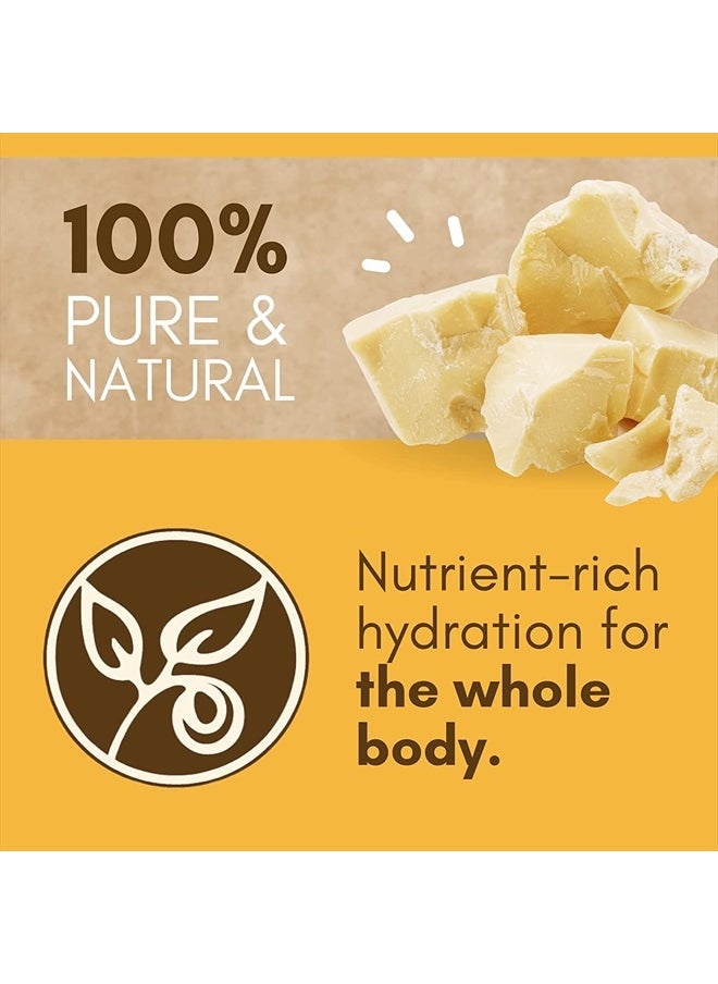Cococare 100% Cocoa Butter Stick - All-Natural Cocoa Butter Emollient for Ultimate Skin Hydration & Protection - The Yellow Stick - (3 Pack)