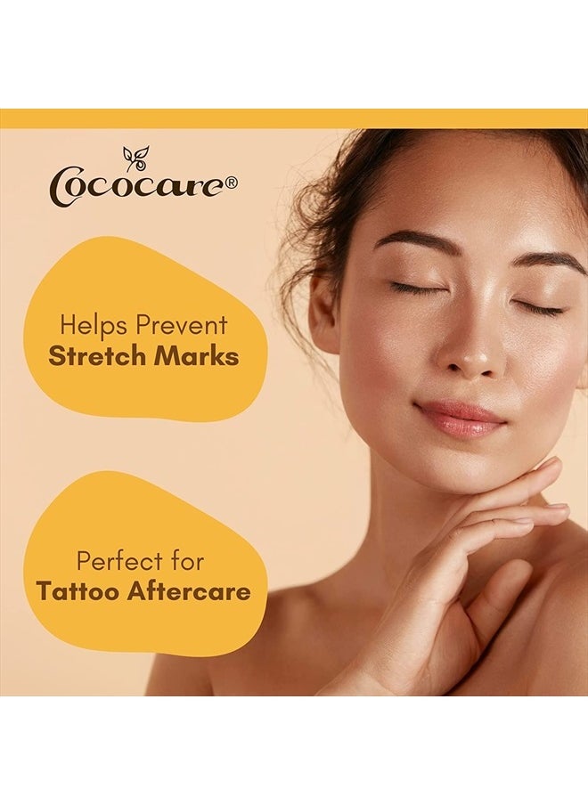 Cococare 100% Cocoa Butter Stick - All-Natural Cocoa Butter Emollient for Ultimate Skin Hydration & Protection - The Yellow Stick - (3 Pack)