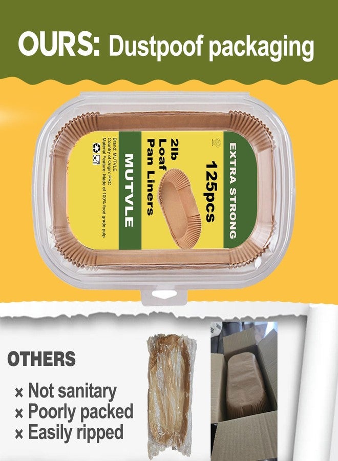mutvle Loaf Pan Parchment Liners, Bread Pan Liners, Parchment Paper Loaf Pan Liners, Loaf Pan Liners for baking bread 9x5 - Image 3