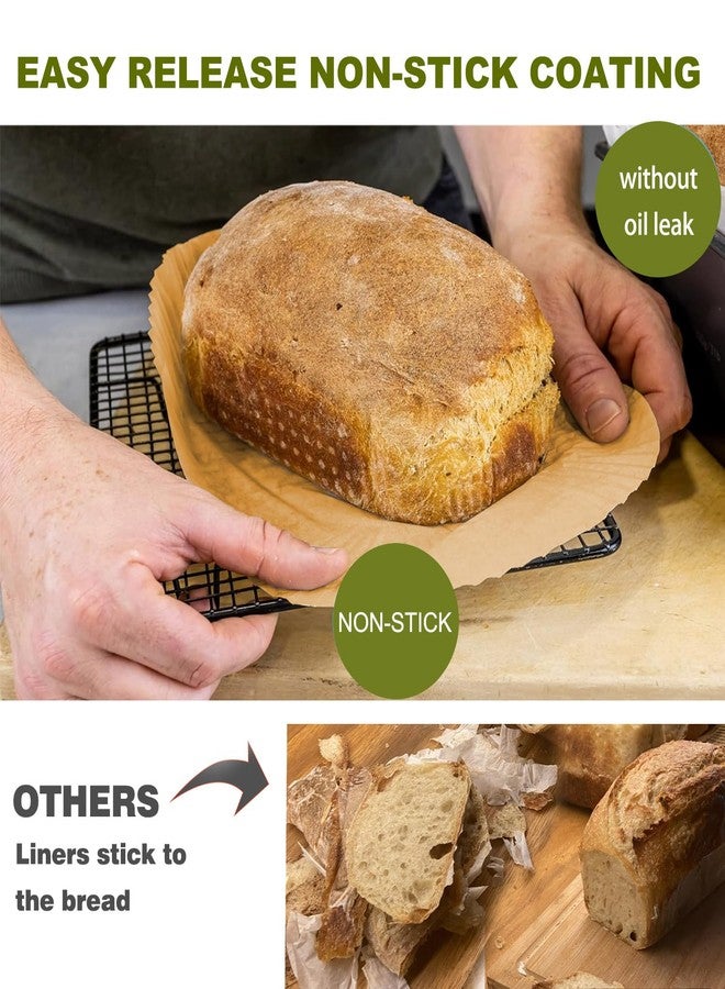 mutvle Loaf Pan Parchment Liners, Bread Pan Liners, Parchment Paper Loaf Pan Liners, Loaf Pan Liners for baking bread 9x5 - Image 2