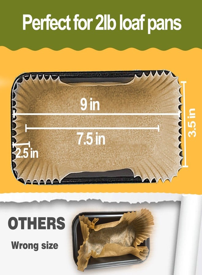mutvle Loaf Pan Parchment Liners, Bread Pan Liners, Parchment Paper Loaf Pan Liners, Loaf Pan Liners for baking bread 9x5 - Image 4