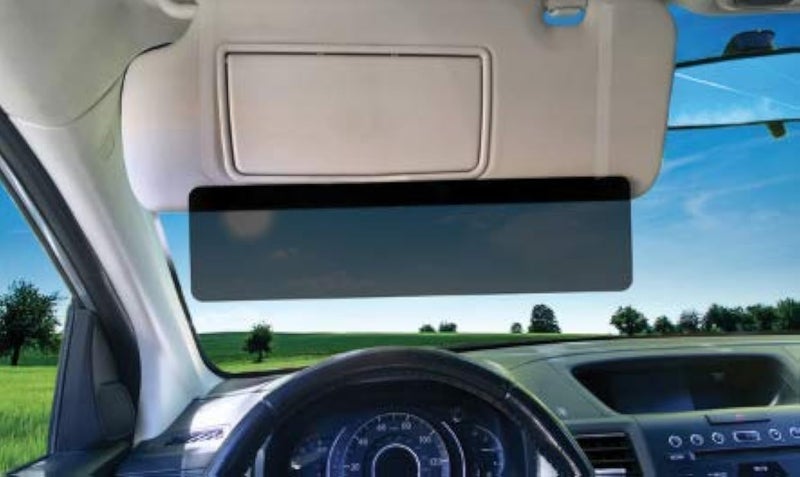TuckVisor EdgeVisor TuckVisor Magnetic Tinted Car Sun Visor Sunshade Extender for Car Window Windshield Sun Shade Anti-Glare Protects from Sun Glare, Snow Blindness, UV Rays, Universal (Tinted 1 Pack) - Image 3