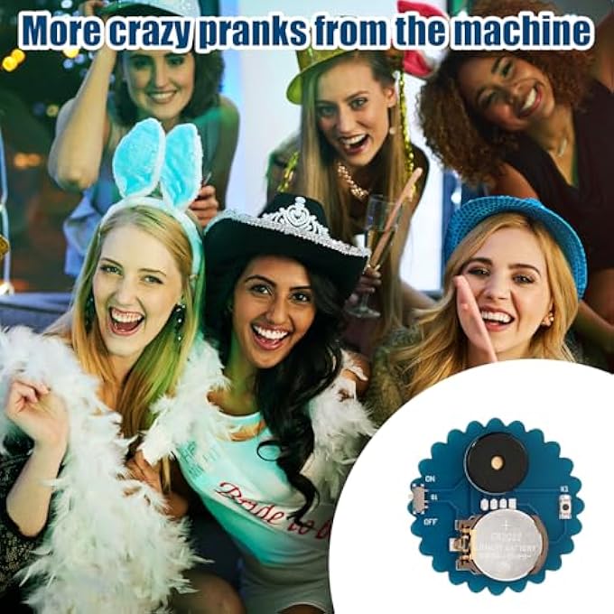 BTFO 3 x Stuffing Devices, 16 Sounds Hidden Stuffing Device Noise Generator Daisy Cricket Twitter Birds Buzzing Birds Singing for Home and Office (Blue) - Image 3